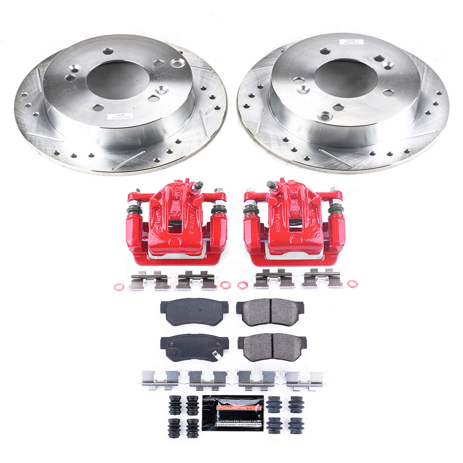 Power Stop KC5214 Z23 Evolution Sport Rear Brake Kit for 2006-2008 Hyundai Sonata product image