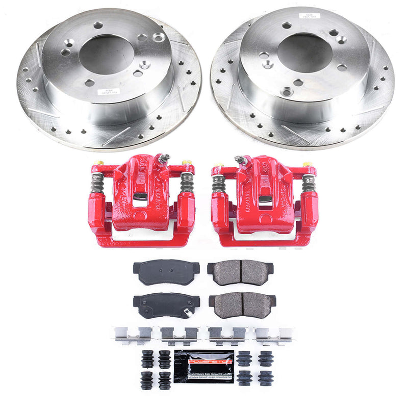 Power Stop KC5214A Z23 Evolution Sport Rear Brake Kit for 2001 Hyundai XG300 product image