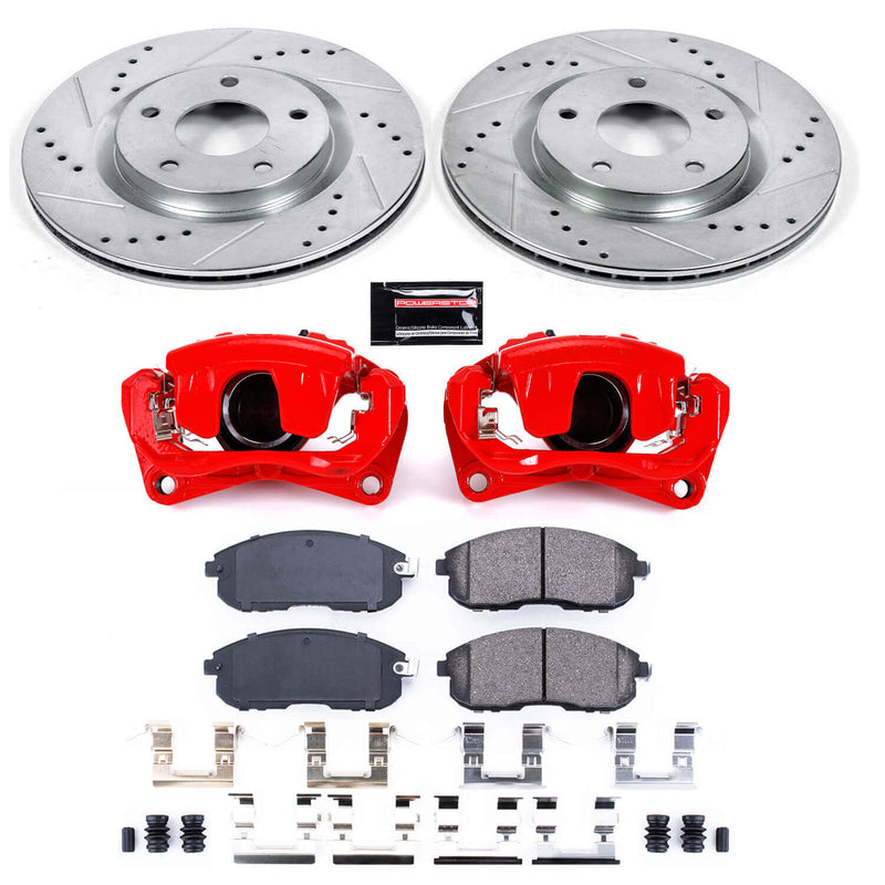 Power Stop KC5217A Z23 Evolution Sport Front Brake Kit for 2007-2012 Nissan Sentra SE-R product image