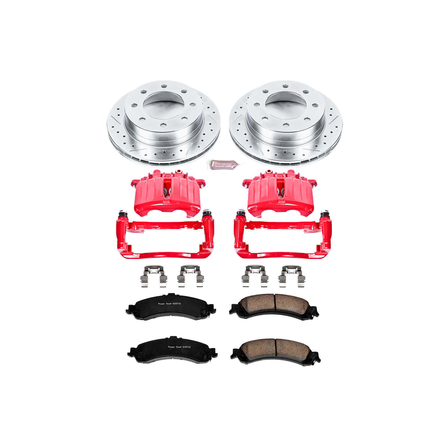 Power Stop KC5225 Z23 Evolution Sport Performance 1-Click Brake Kit With Calipers (Rear) for 2005 Chevrolet Silverado 1500 Hd product image
