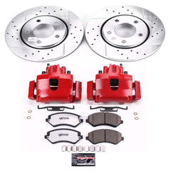 Power Stop KC5244B-36 Z36 Extreme Performance Truck And Tow 1-Click Front Brake Kit With Calipers for 2003 Chrysler Voyager product image