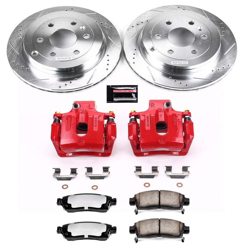 Power Stop KC5262-36 Z36 Extreme Performance Truck And Tow 1-Click Rear Brake Kit With Calipers for 2007-2017 Buick Enclave product image