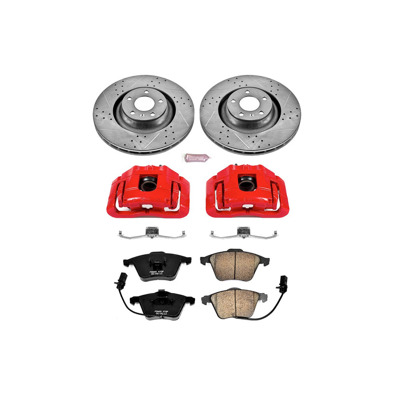 Power Stop KC5277 Z23 Evolution Sport Performance 1-Click Brake Kit With Calipers (Front) for 2005-2011 Audi A6 product image