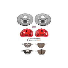 Power Stop KC5281-26 Z26 Extreme Street Warrior 1-Click Brake Kit With Calipers (Front) for 2007-2010 BMW 335D product image