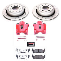 Power Stop KC5293-26 Rear Z26 Extreme Street Warrior 1-Click Pad And Rotor Kit With Calipers for 2003-2011 Lincoln Town Car Sedan (4 Door) product image
