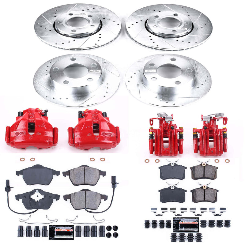 Power Stop KC532 Z23 Evolution Sport Front And Rear Brake Kit for 1998-2001 Audi A6 product image