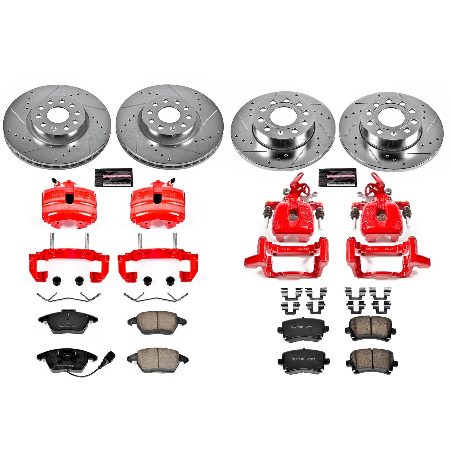 Power Stop KC5363 Z23 Evolution Sport Front And Rear Brake Kit for 2006-2010 Audi A3 product image