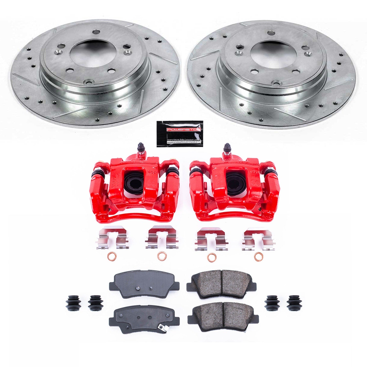 Power Stop KC5381 Z23 Evolution Sport Rear Brake Kit for 2011-2014 Hyundai Sonata product image