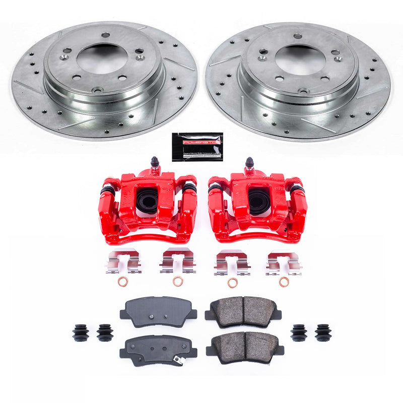 Power Stop KC5381 Z23 Evolution Sport Rear Brake Kit for 2011-2014 Hyundai Sonata product image