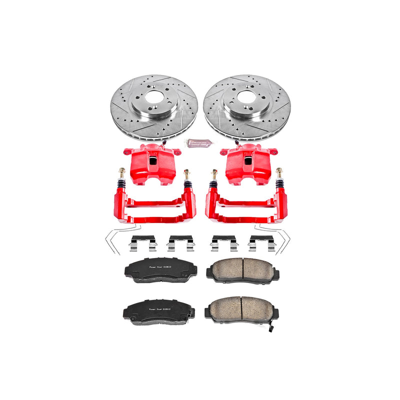 Power Stop KC5392 Z23 Evolution Sport Performance 1-Click Brake Kit With Calipers (Front) for 2011-2014 Acura Tsx product image