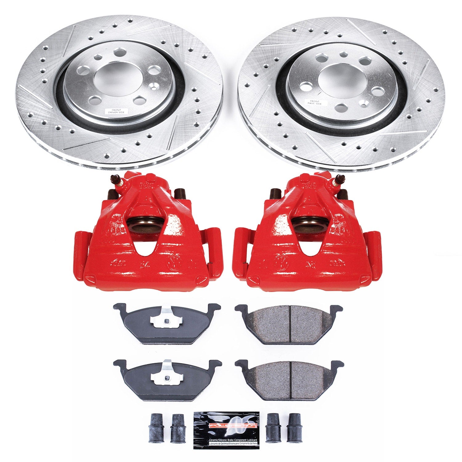Power Stop KC5401 Z23 Evolution Sport Front Brake Kit for 1998 Volkswagen Beetle product image