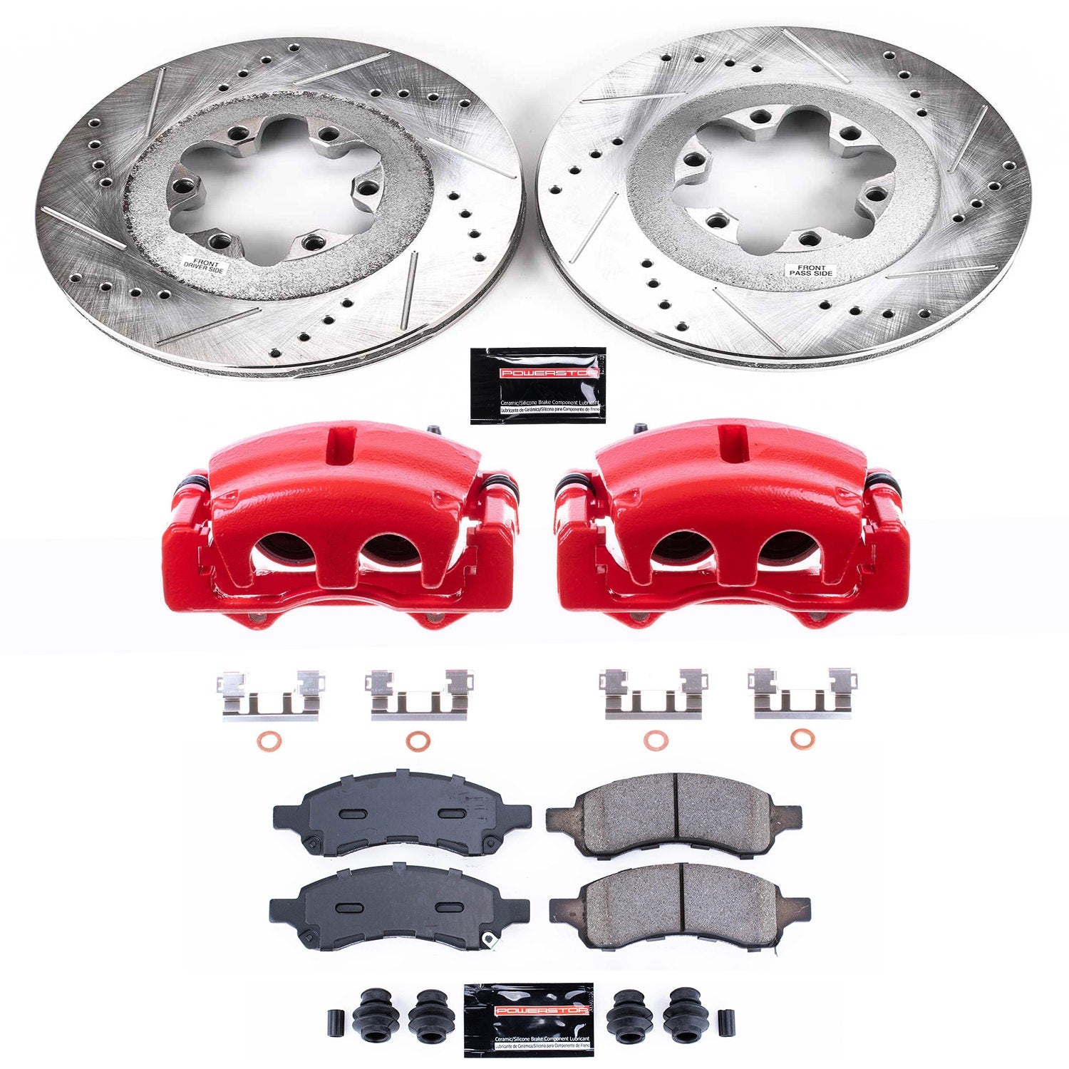 Power Stop KC5405 Z23 Evolution Sport Performance Pad And Rotor Kit With Calipers for 2009-2012 Chevrolet Colorado product image