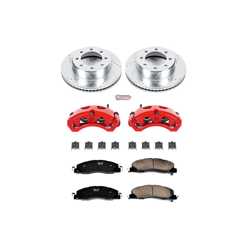 Power Stop KC5411 Z23 Evolution Sport Performance 1-Click Brake Kit With Calipers (Front) for 2009-2018 Dodge RAM 1500 product image