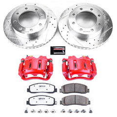 Power Stop KC5412-36 Z36 Extreme Performance Truck And Tow 1-Click Brake Kit With Calipers (Front) for 2009-2011 Ford F-250 Super Duty - product image