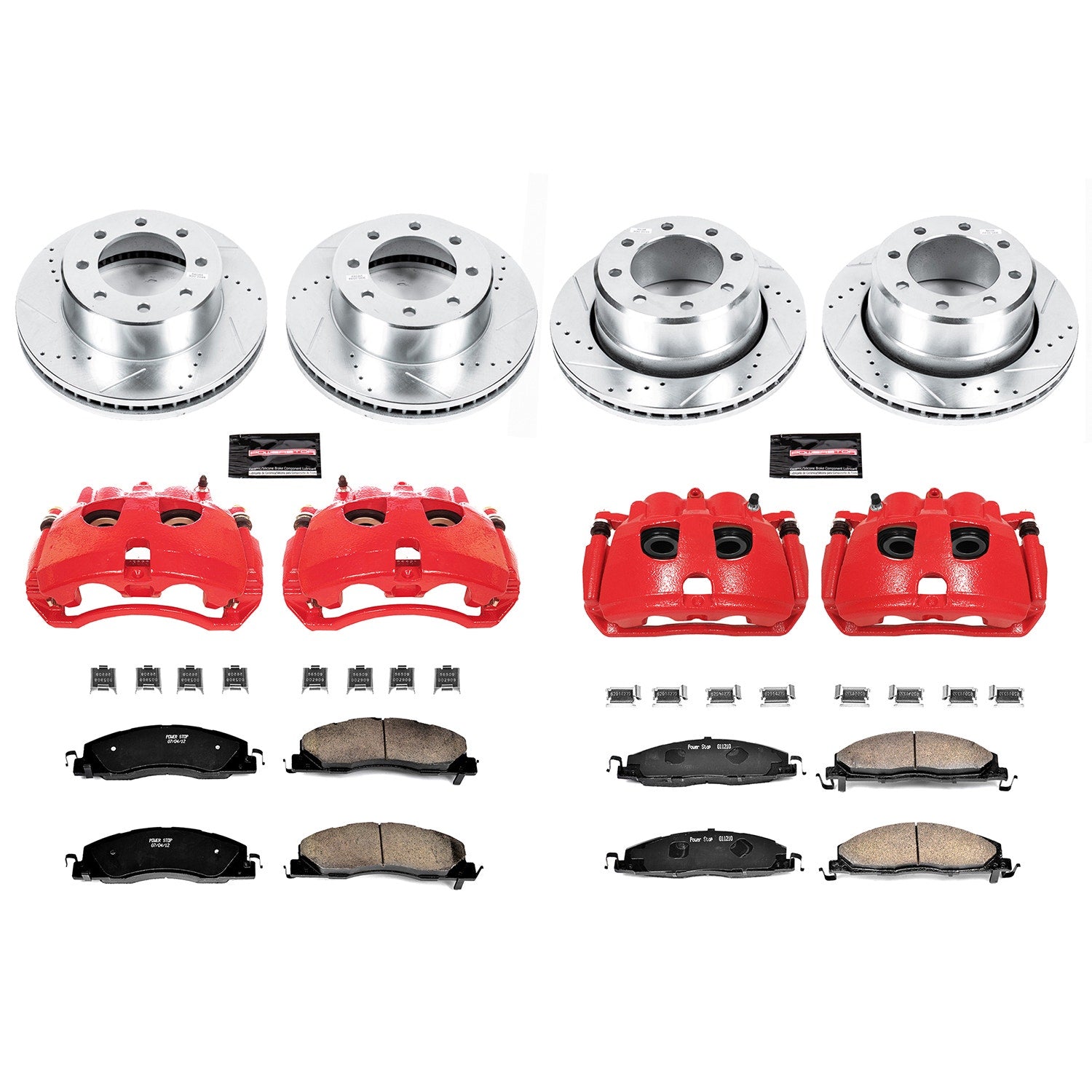 Power Stop KC5458 Z23 Evolution Sport Front And Rear Brake Kit for 2009-2018 Dodge RAM 1500 product image
