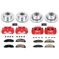 Power Stop KC5458 Z23 Evolution Sport Front And Rear Brake Kit for 2009-2018 Dodge RAM 1500 product image