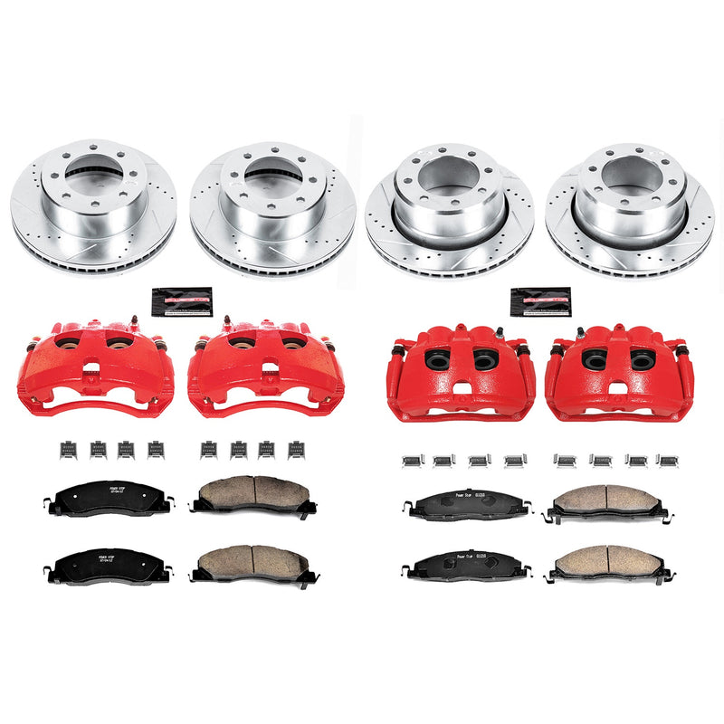 Power Stop KC5458 Z23 Evolution Sport Front And Rear Brake Kit for 2009-2018 Dodge RAM 1500 product image
