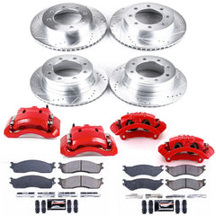 Power Stop KC5468 Z23 Evolution Sport Performance 1-Click Brake Kit With Calipers (Front And Rear) for 2003-2008 Dodge RAM 1500 Laramie product image