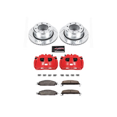 Power Stop KC5487-36 Z36 Extreme Performance Truck And Tow 1-Click Drilled And Slotted Rear Brake Kit With Calipers for 2009-2018 Dodge RAM 1500 product image