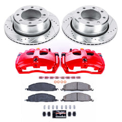 Power Stop KC5487A Z23 Evolution Sport Performance Pad And Rotor Kit With Calipers for 2009-2012 Dodge Ram 3500 product image