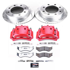 Power Stop KC5489-36 Z36 Extreme Performance Truck And Tow 1-Click Rear Brake Kit With Calipers for 2001-2002 Dodge Ram 2500 product image