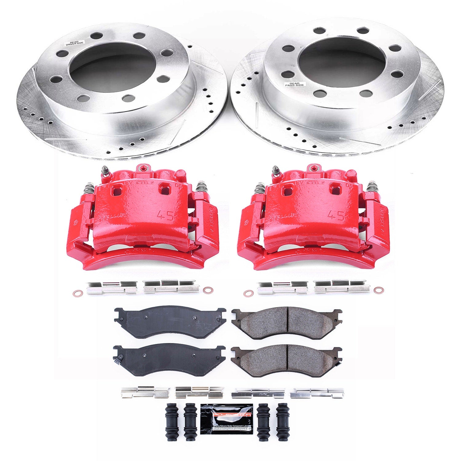 Power Stop KC5489 Z23 Evolution Sport Rear Brake Kit for 2001-2002 Dodge Ram 2500 product image