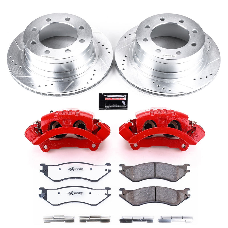Power Stop KC5490-36 Z36 Extreme Performance Truck And Tow 1-Click Brake Kit With Calipers (Rear) for 2003-2008 Dodge RAM 1500 Laramie product image