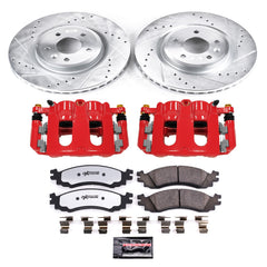 Power Stop KC5507-36 Z36 Extreme Performance Truck And Tow 1-Click Front Brake Kit With Calipers for 2010 Ford Taurus Sho product image