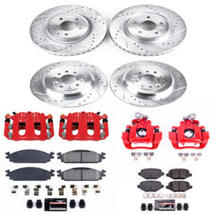 Power Stop KC5510 Z23 Evolution Sport Performance Pad And Rotor Kit With Calipers for 2009 Ford Flex product image