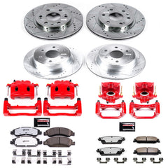 Power Stop KC5520-36 Z36 Extreme Performance Truck And Tow 1-Click Front And Rear Brake Kit With Calipers for 2008-2011 Chevrolet Tahoe Ppv product image