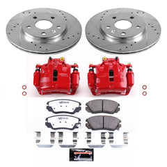 Power Stop KC5522-26 Z26 Street Warrior 1-Click Front Brake Kit With Calipers for 2010-2016 Buick Lacrosse product image