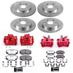 Power Stop KC5523A-26 Z26 Street Warrior 1-Click Pad And Rotor Kit With Calipers for 2014-2015 Chevrolet Malibu product image