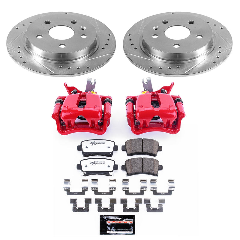 Power Stop KC5531A-26 Z26 Street Warrior 1-Click Pad And Rotor Kit With Calipers for 2014-2015 Chevrolet Malibu product image