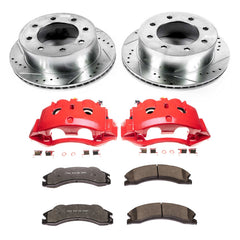 Power Stop KC5562-36 Z36 Extreme Performance Truck And Tow 1-Click Pad And Rotor Kit With Calipers for 2011-2019 Chevrolet Silverado 3500 HD product image