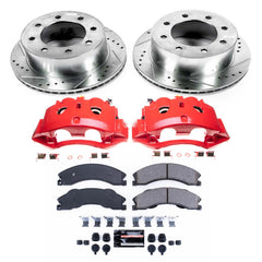 Power Stop KC5562 Z23 Evolution Sport Performance Pad And Rotor Kit With Calipers for 2011-2019 Chevrolet Silverado 3500 HD product image