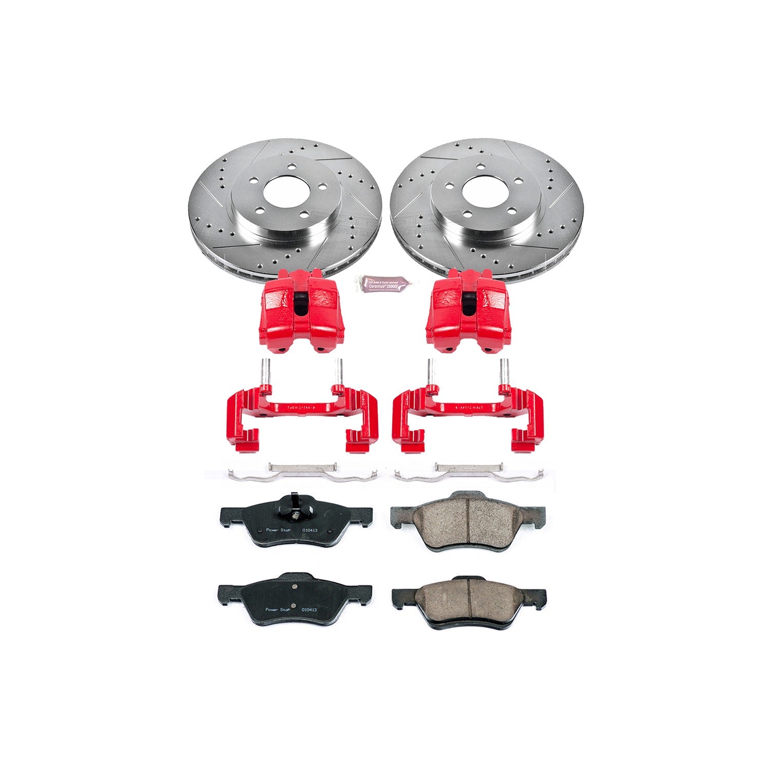 Power Stop KC5571 Z23 Evolution Sport Performance 1-Click Brake Kit With Calipers (Front) for 2010-2012 Ford Escape product image