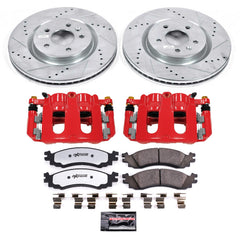 Power Stop KC5581-36 Z36 Extreme Performance Truck And Tow 1-Click Front Brake Kit With Calipers for 2011-2012 Ford Taurus Sho product image