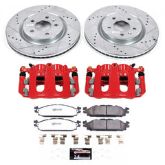 Power Stop KC5583-36 Z36 Extreme Performance Truck And Tow 1-Click Front Brake Kit With Calipers for 2011-2019 Ford Explorer product image