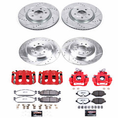 Power Stop KC5584A-36 Z36 Extreme Performance Truck And Tow 1-Click Pad And Rotor Kit With Calipers for 2011-2012 Lincoln Mks product image