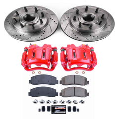 Power Stop KC5585 Z23 Evolution Sport Performance 1-Click Brake Kit With Calipers (Front) for 2007-2010 Ford F-250 Super Duty - product image