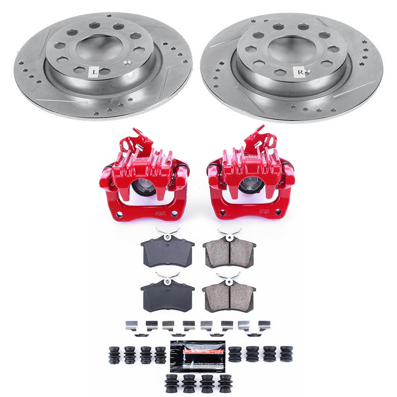 Power Stop KC5671 Z23 Evolution Sport Rear Brake Kit for 2010-2013 Audi A3 TDI product image