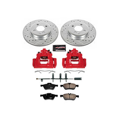 Power Stop KC5724 Z23 Evolution Sport Performance 1-Click Drilled And Slotted Front Brake Kit With Calipers for 2002-2006 MINI Cooper product image