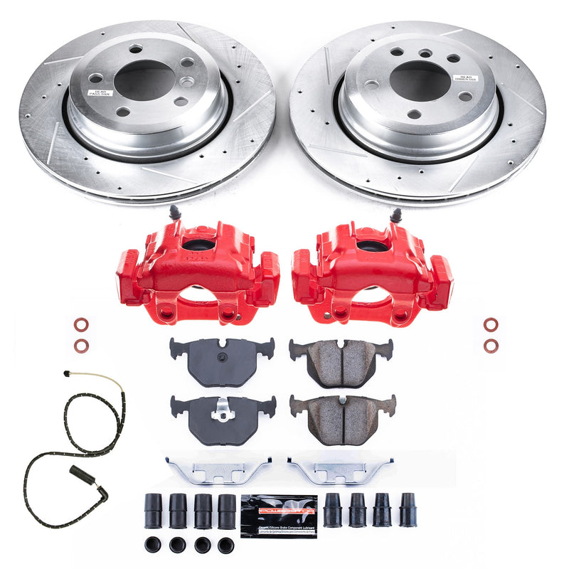 Power Stop KC5738 Z23 Evolution Sport Performance Pad And Rotor Kit With Calipers for 2004-2010 BMW X3 product image
