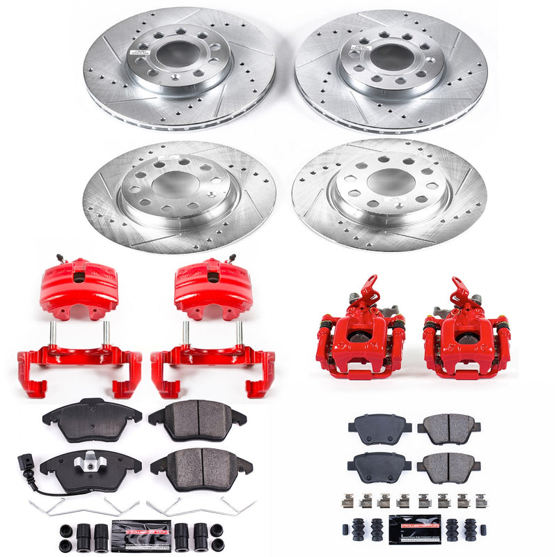 Power Stop KC5747 Z23 Evolution Sport Front And Rear Brake Kit for 2010-2014 Volkswagen Beetle product image