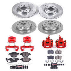 Power Stop KC5749A Front And Rear Z23 Evolution Sport Performance Pad And Rotor Kit With Calipers for 2013 Volkswagen Beetle product image