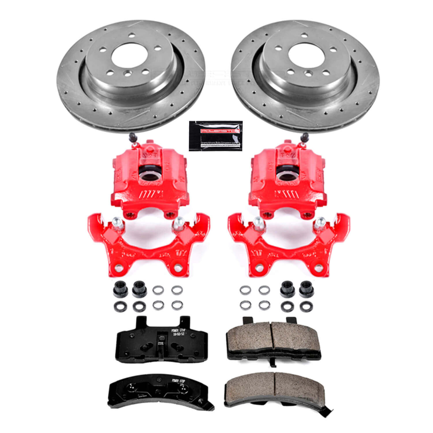 Power Stop KC581 Z23 Evolution Sport Performance 1-Click Brake Kit With Calipers (Rear) for 1995-1999 BMW M3 product image