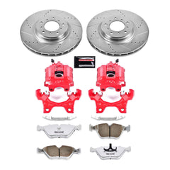 Power Stop KC582-26 Z26 Extreme Street Warrior 1-Click Brake Kit With Calipers (Front) for 1995-2002 BMW M3 product image