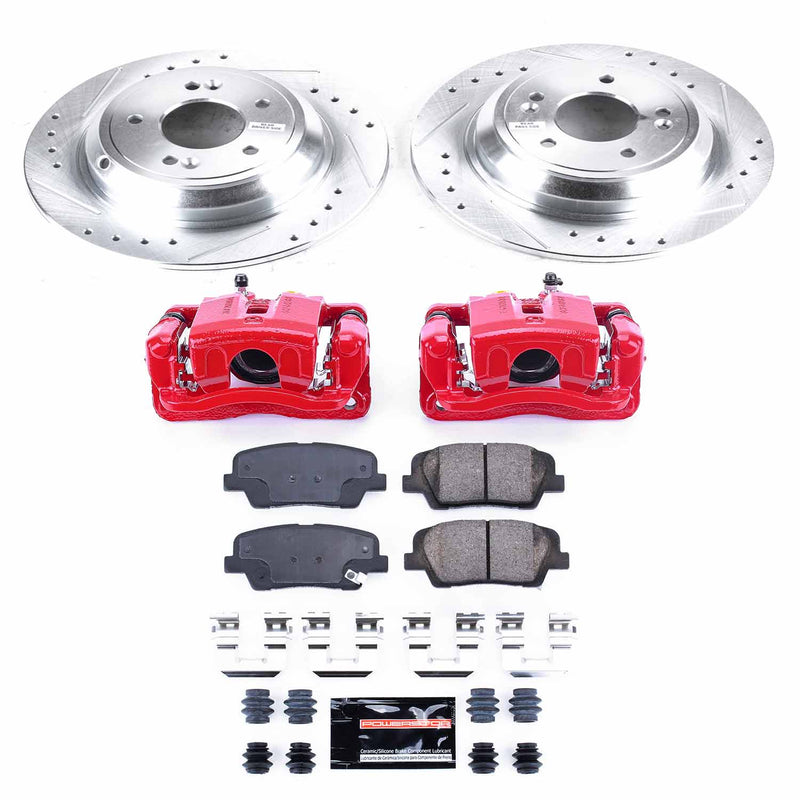 Power Stop KC584 Z23 Evolution Sport Rear Brake Kit for 2009 Hyundai Genesis product image