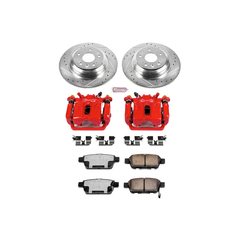 Power Stop KC5854-36 - Z36 Extreme Performance Truck And Tow 1-Click Brake Kit With Calipers (Rear) vehicle fitment brake part