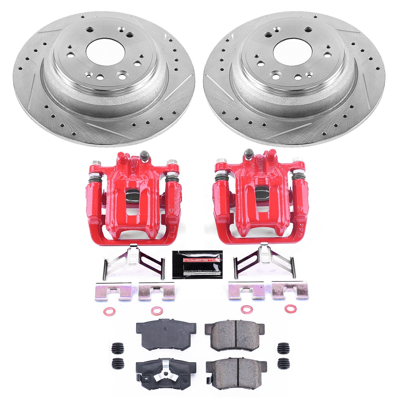 Power Stop KC5859 Z23 Evolution Sport Rear Brake Kit for 2010-2011 Honda Accord Crosstour product image